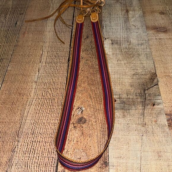 Consuela PINK SLIM WEBBING CROSSBODY STRAP & Bag Leather Accent Replacement - Picture 10 of 11